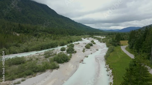 river in the mountains