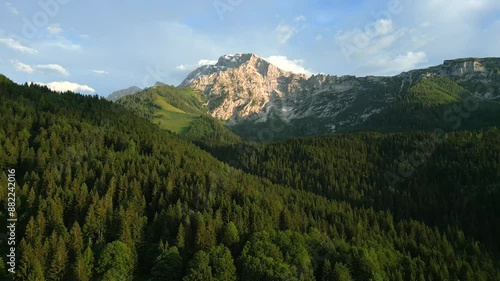 view of the mountains
