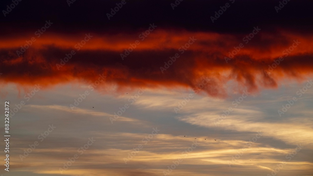 Fototapeta premium red clouds