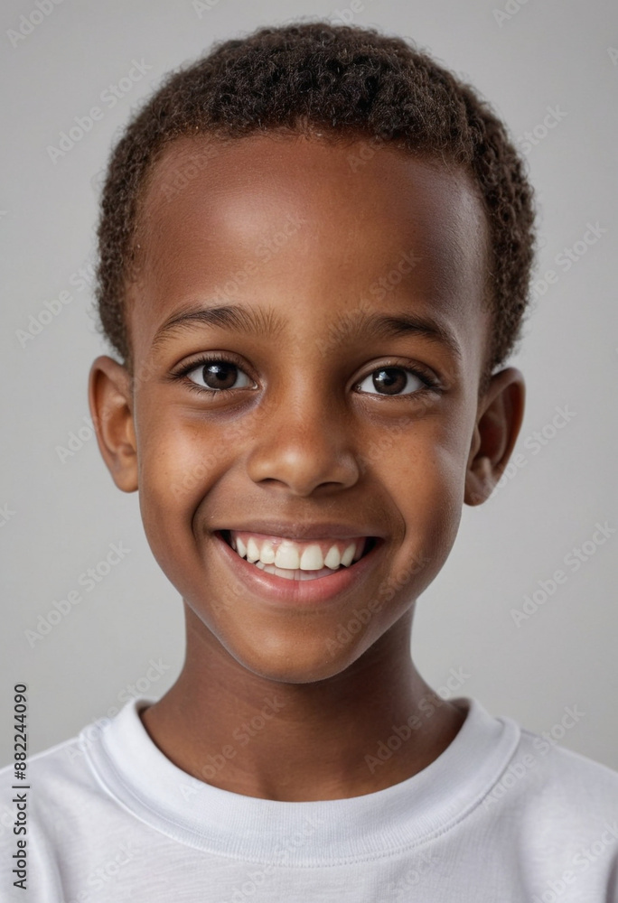 Portrait view of a regular happy smiling Somalia boy, ultra realistic, candid, social media, avatar image, plain solid background Portrait view of a regular happy smiling Somalia boy, ultra realistic, candid, social media, avatar image, plain solid background