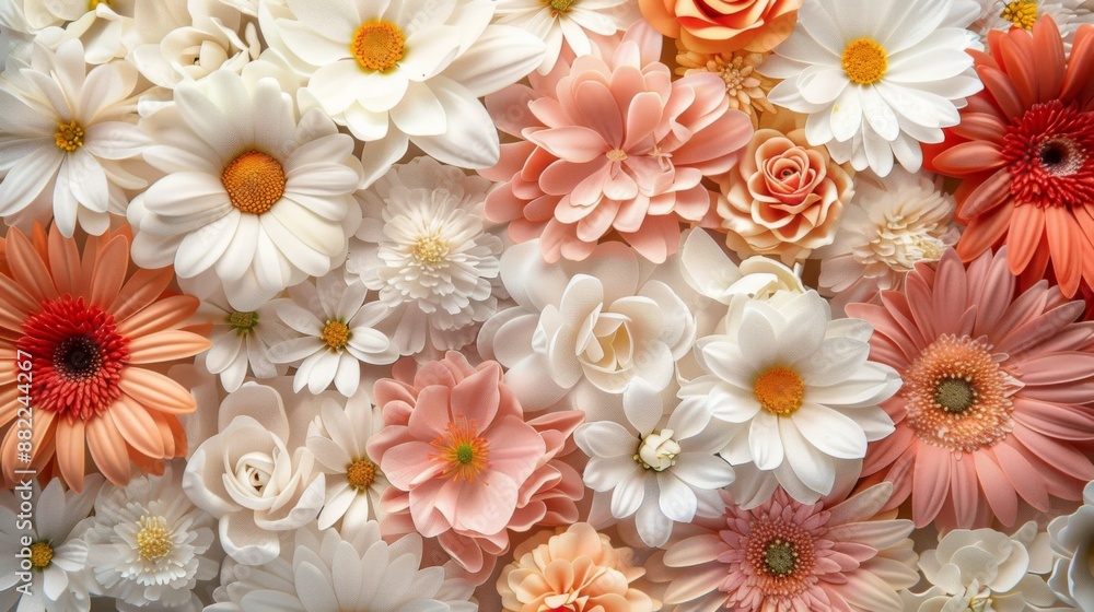 A Bouquet of Delicate Blooms in Soft Hues A Bouquet of Delicate Blooms in Soft Hues