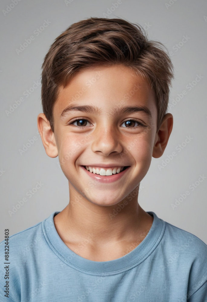 Portrait view of a regular happy smiling Cyprus boy, ultra realistic, candid, social media, avatar image, plain solid background Portrait view of a regular happy smiling Cyprus boy, ultra realistic, candid, social media, avatar image, plain solid background