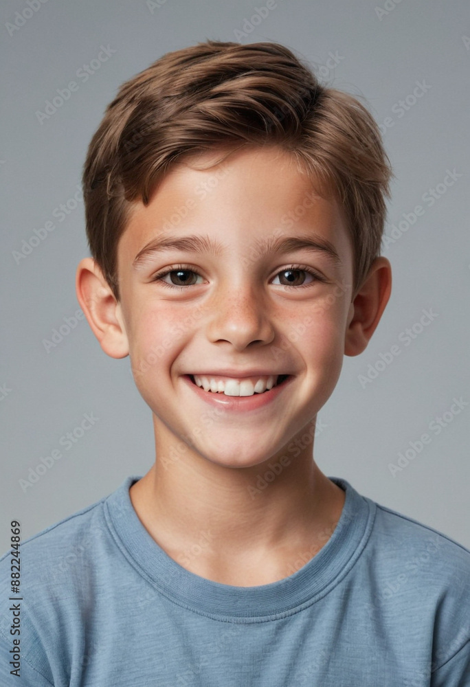Portrait view of a regular happy smiling Georgia boy, ultra realistic, candid, social media, avatar image, plain solid background Portrait view of a regular happy smiling Georgia boy, ultra realistic, candid, social media, avatar image, plain solid background