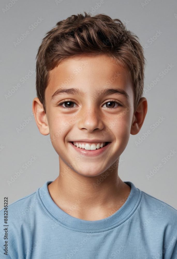 Portrait view of a regular happy smiling Jordan boy, ultra realistic, candid, social media, avatar image, plain solid background Portrait view of a regular happy smiling Jordan boy, ultra realistic, candid, social media, avatar image, plain solid background