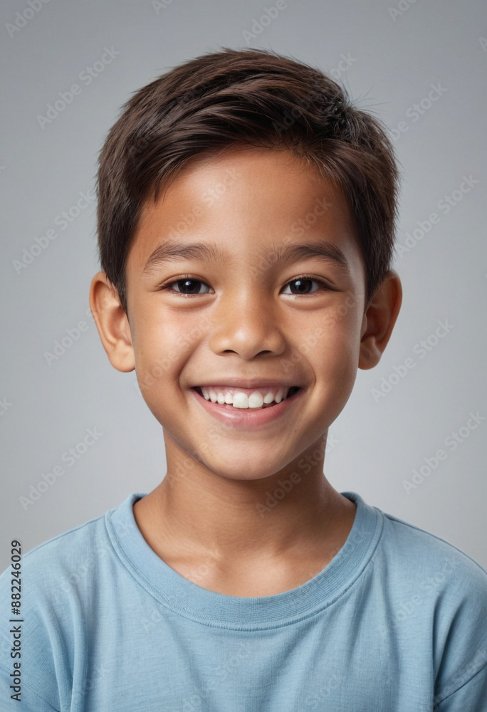 Portrait view of a regular happy smiling Philippines boy, ultra realistic, candid, social media, avatar image, plain solid background Portrait view of a regular happy smiling Philippines boy, ultra realistic, candid, social media, avatar image, plain solid background