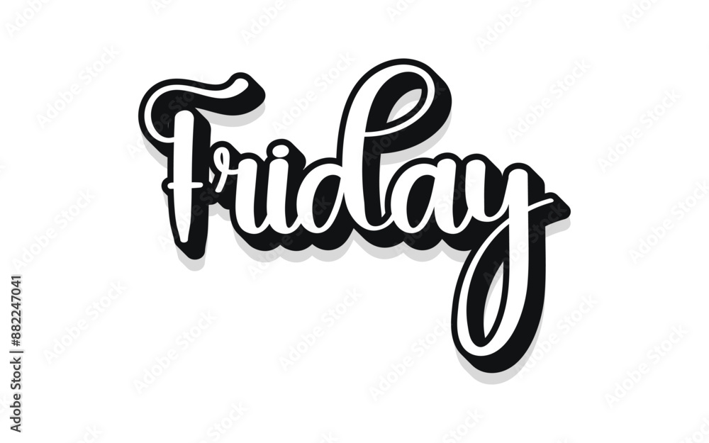 Lettering Hello Happy Friday.Handmade Vector clipart concept line isolated on white bkgr.BandW design for poster,card,label,sticker,t-shirt,web,print,stamp,tattoo,media, banner,etc. Lettering Hello Happy Friday.Handmade Vector clipart concept line isolated on white bkgr.BandW design for poster,card,label,sticker,t-shirt,web,print,stamp,tattoo,media, banner,etc.