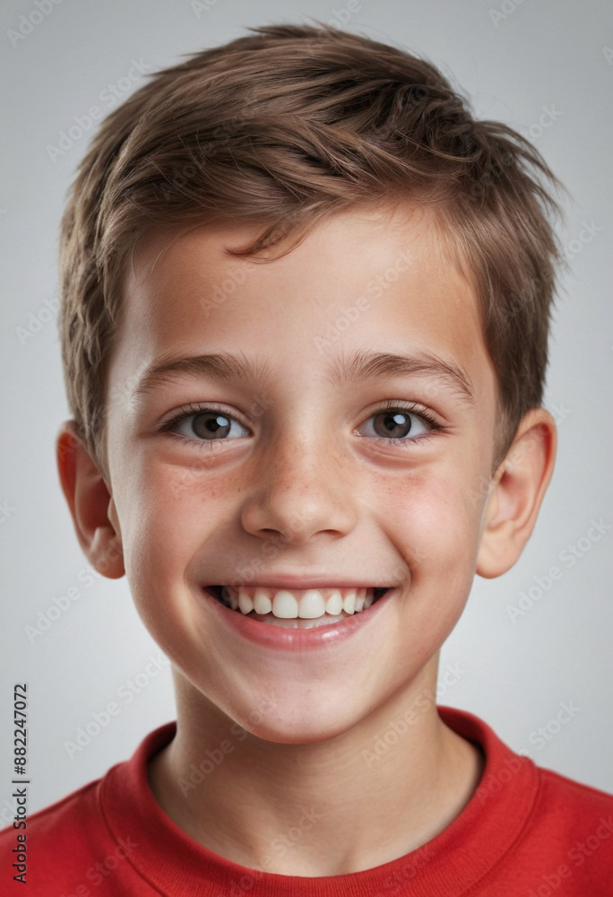 Portrait view of a regular happy smiling Belgium boy, ultra realistic, candid, social media, avatar image, plain solid background Portrait view of a regular happy smiling Belgium boy, ultra realistic, candid, social media, avatar image, plain solid background