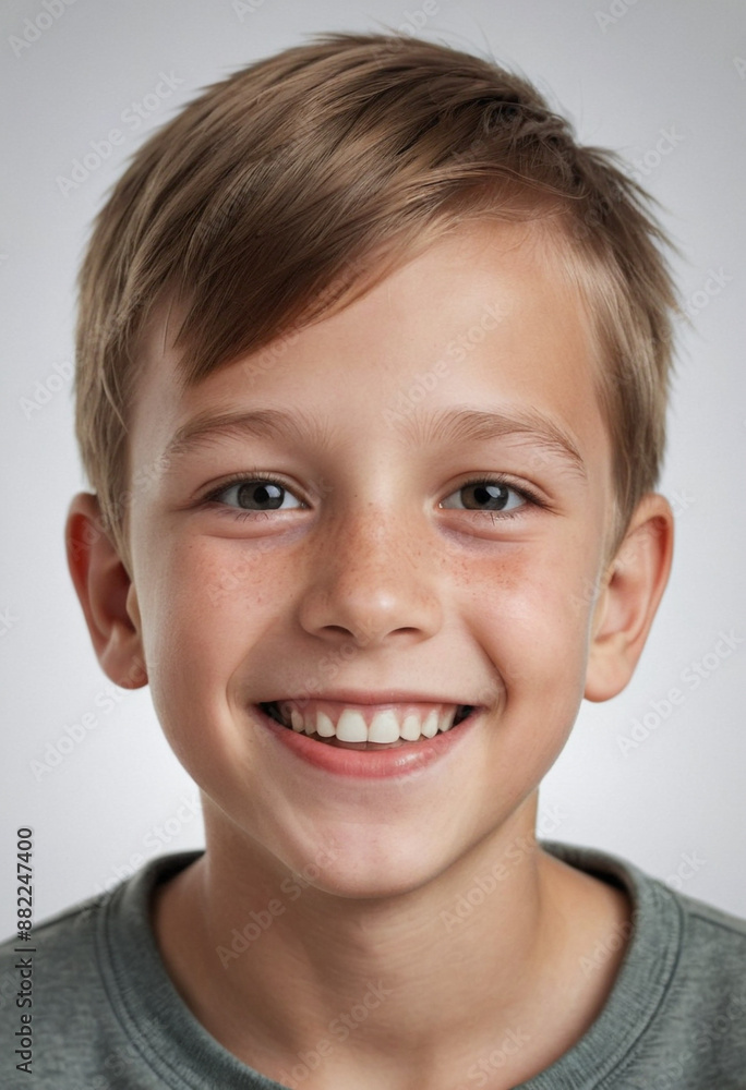 Portrait view of a regular happy smiling Estonia boy, ultra realistic, candid, social media, avatar image, plain solid background Portrait view of a regular happy smiling Estonia boy, ultra realistic, candid, social media, avatar image, plain solid background