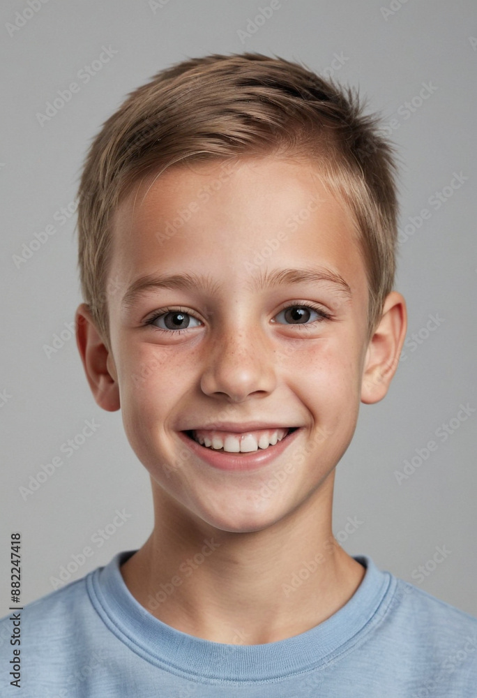 Portrait view of a regular happy smiling Estonia boy, ultra realistic, candid, social media, avatar image, plain solid background Portrait view of a regular happy smiling Estonia boy, ultra realistic, candid, social media, avatar image, plain solid background