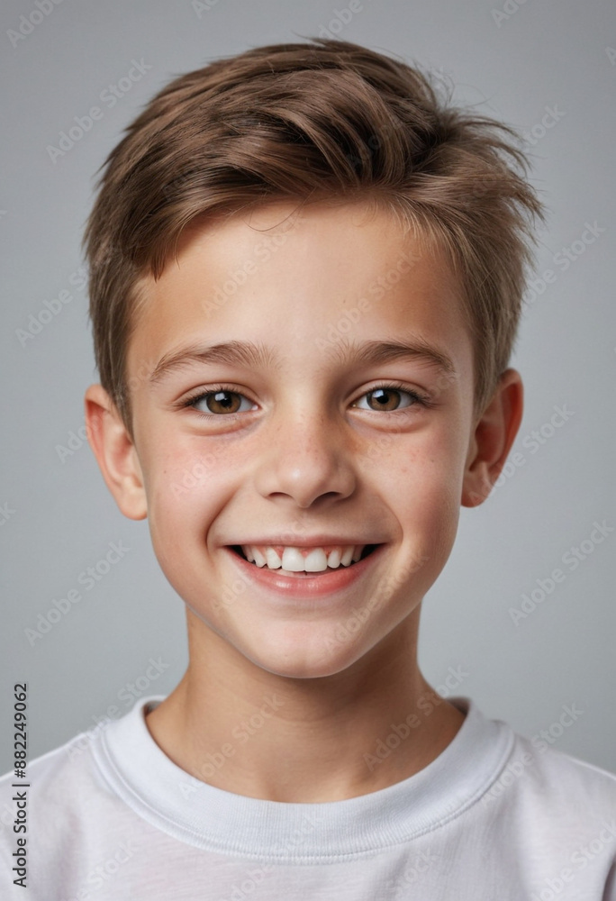 Portrait view of a regular happy smiling Ukraine boy, ultra realistic, candid, social media, avatar image, plain solid background Portrait view of a regular happy smiling Ukraine boy, ultra realistic, candid, social media, avatar image, plain solid background