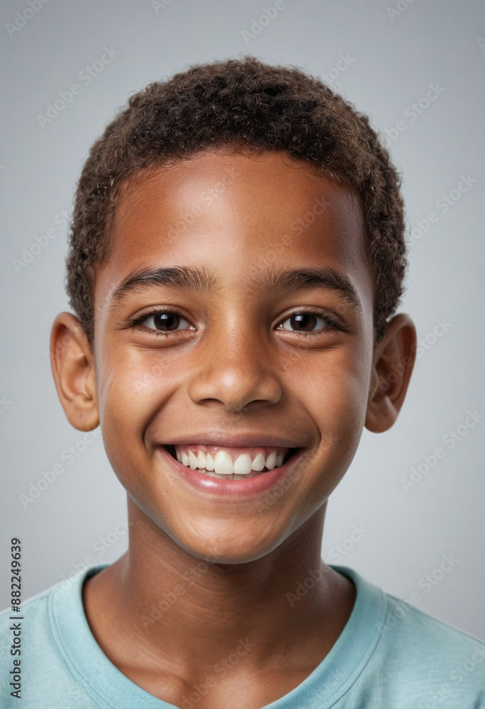 Portrait view of a regular happy smiling Cuba boy, ultra realistic, candid, social media, avatar image, plain solid background Portrait view of a regular happy smiling Cuba boy, ultra realistic, candid, social media, avatar image, plain solid background