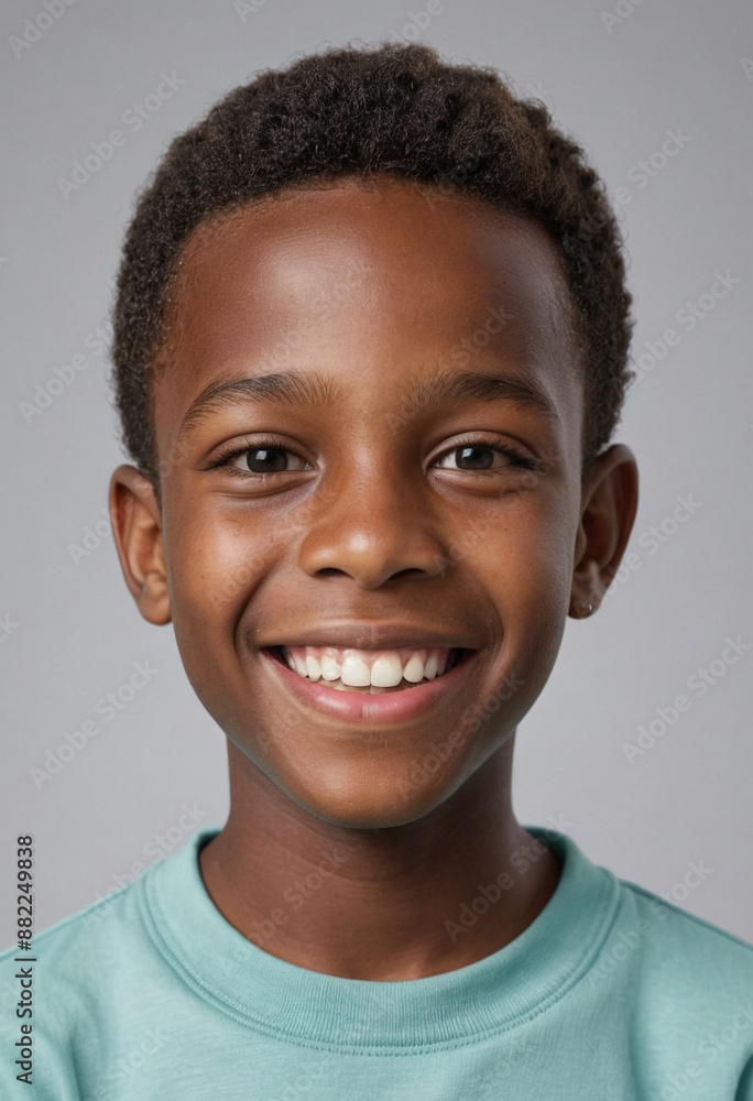 Portrait view of a regular happy smiling Grenada boy, ultra realistic, candid, social media, avatar image, plain solid background Portrait view of a regular happy smiling Grenada boy, ultra realistic, candid, social media, avatar image, plain solid background