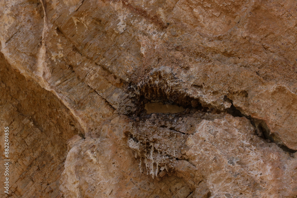 Fototapeta premium Rock formations at lower cliff dwellings at Tonto National Monument, Arizona