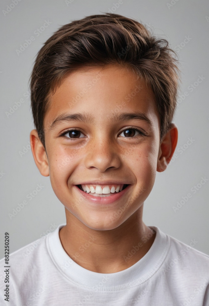 Portrait view of a regular happy smiling Panama boy, ultra realistic, candid, social media, avatar image, plain solid background Portrait view of a regular happy smiling Panama boy, ultra realistic, candid, social media, avatar image, plain solid background