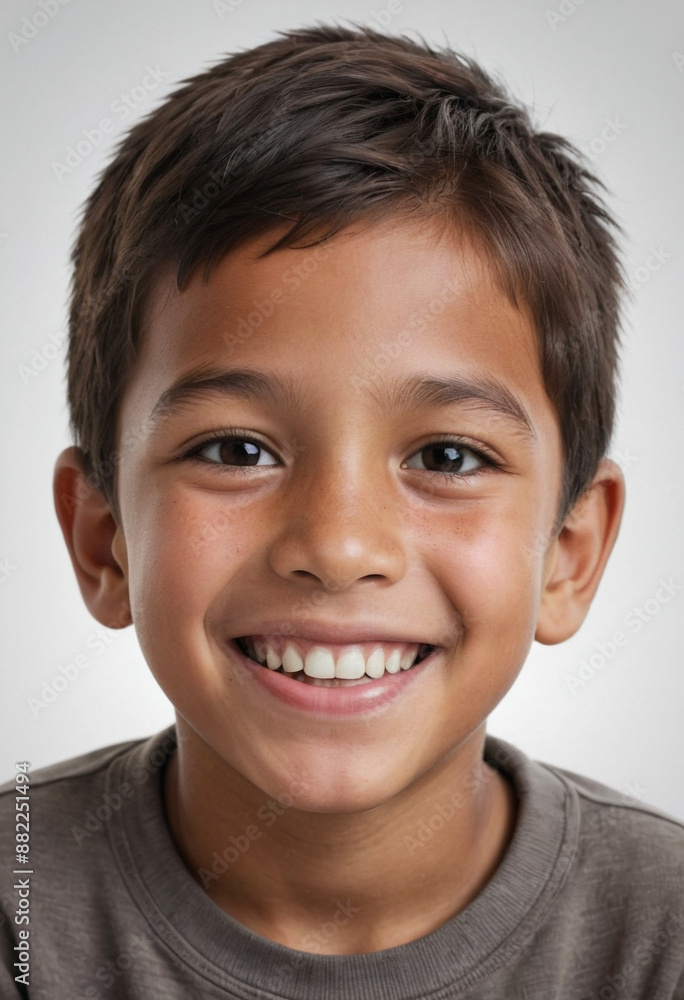 Portrait view of a regular happy smiling Ecuador boy, ultra realistic, candid, social media, avatar image, plain solid background Portrait view of a regular happy smiling Ecuador boy, ultra realistic, candid, social media, avatar image, plain solid background