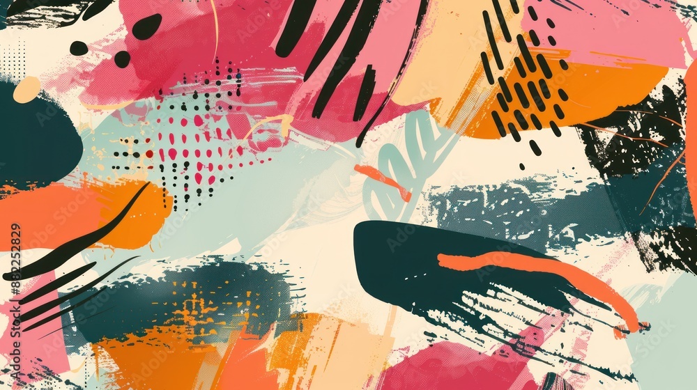 Abstract Colorful Painting Abstract Colorful Painting