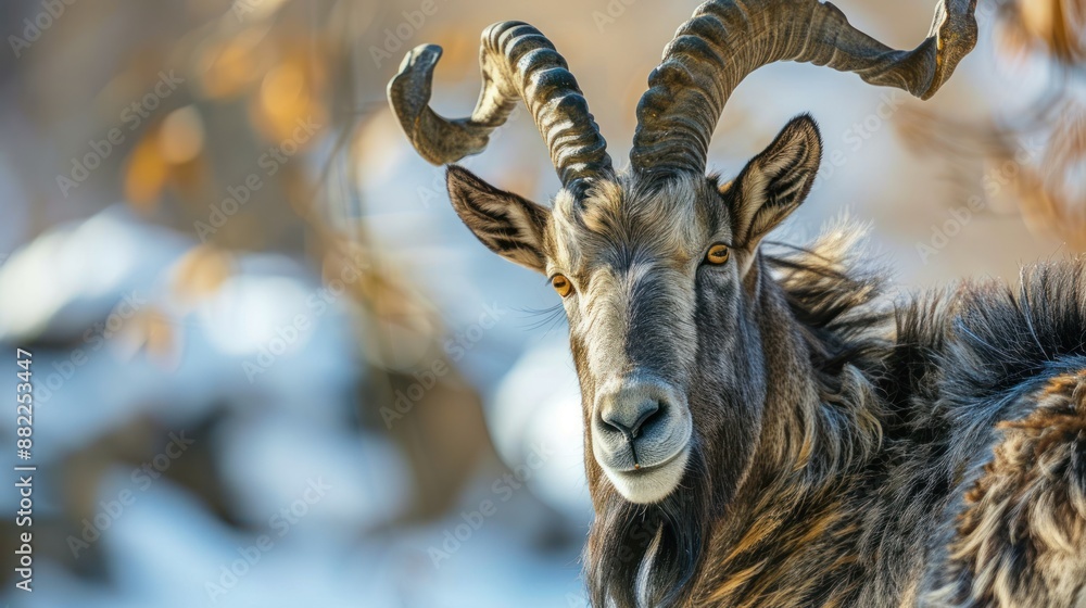 Majestic Mountain Goat Portrait Majestic Mountain Goat Portrait