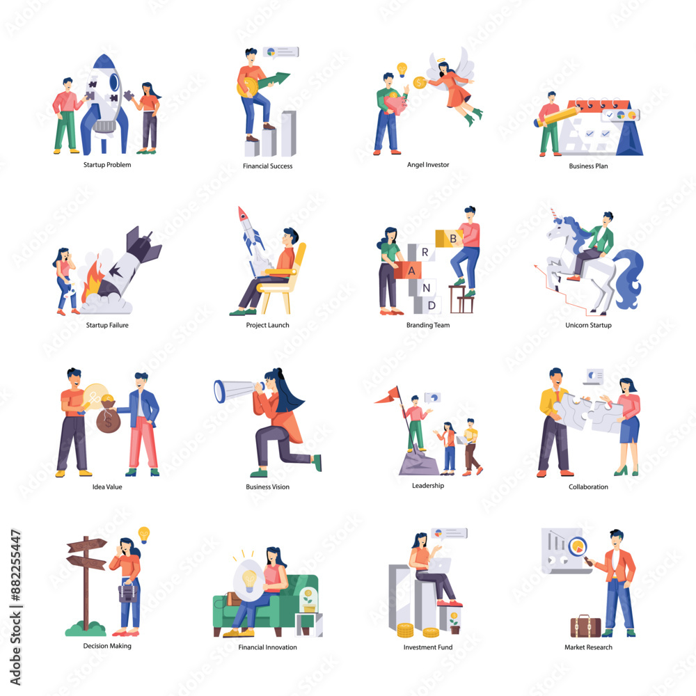 WebCollection of Business Flat Illustrations
WebCollection of Business Flat Illustrations