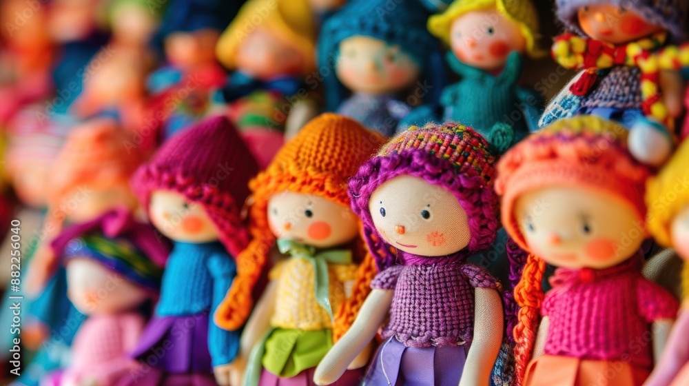 Colorful Handmade Dolls Colorful Handmade Dolls
