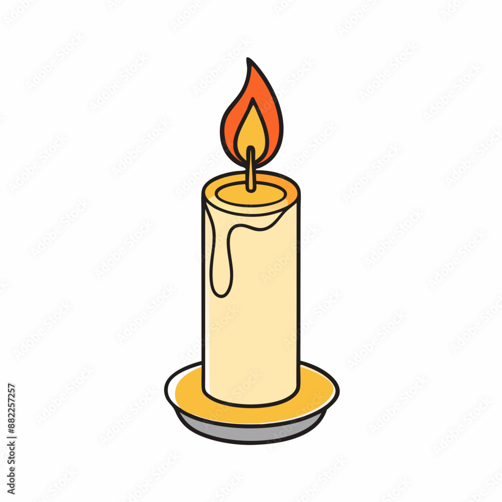 Candle vector illustration, Candle vector art, Candle silhouette, Burning candle illustration Candle vector illustration, Candle vector art, Candle silhouette, Burning candle illustration