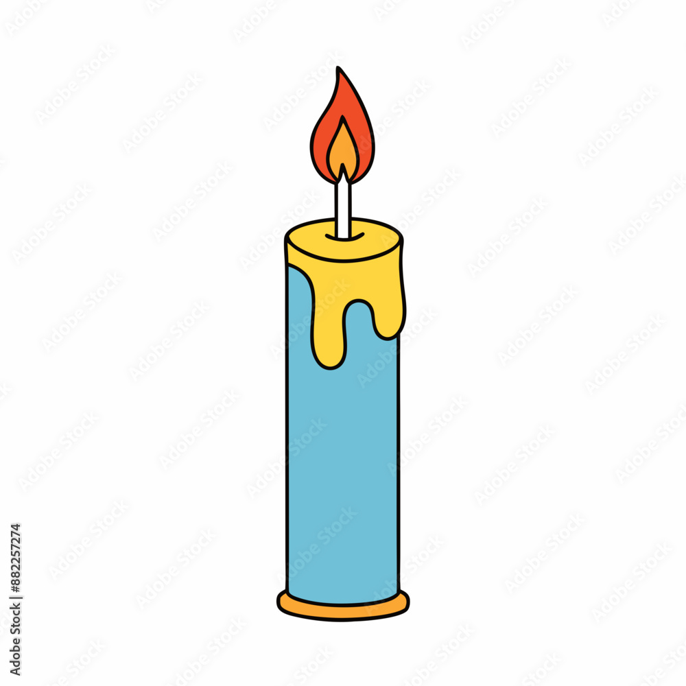 Candle vector illustration, Candle vector art, Candle silhouette, Burning candle illustration Candle vector illustration, Candle vector art, Candle silhouette, Burning candle illustration