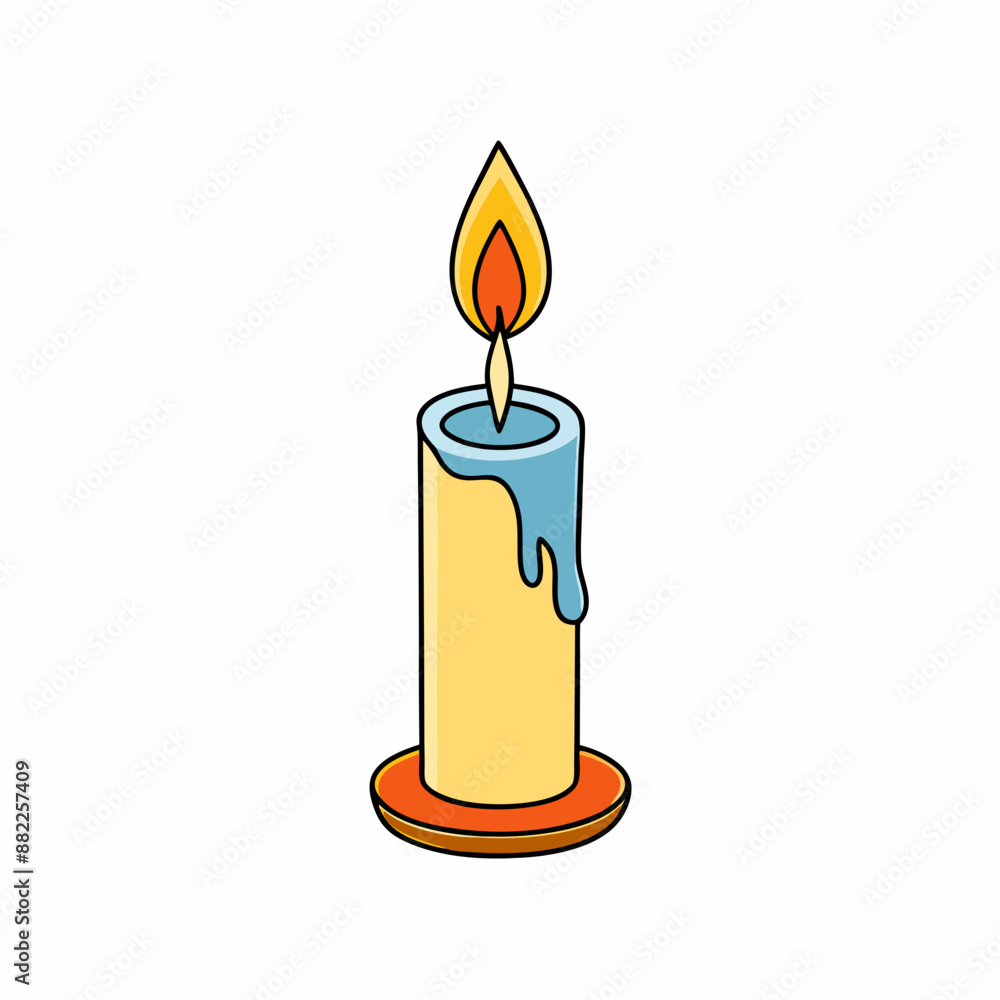 Candle vector illustration, Candle vector art, Candle silhouette, Burning candle illustration Candle vector illustration, Candle vector art, Candle silhouette, Burning candle illustration