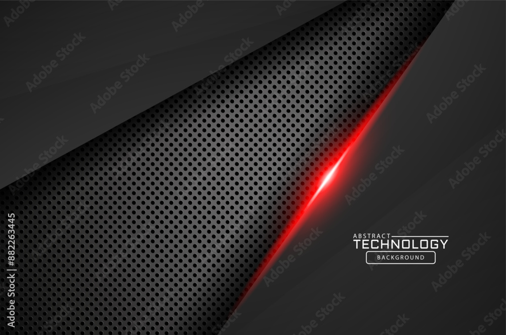 Black 3D vector hexagonal technology abstract background. Abstract modern technology Black 3D vector hexagonal technology abstract background. Abstract modern technology
