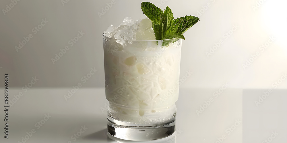 Bebida Refrescante de pepino e hortelã Bebida Refrescante de pepino e hortelã