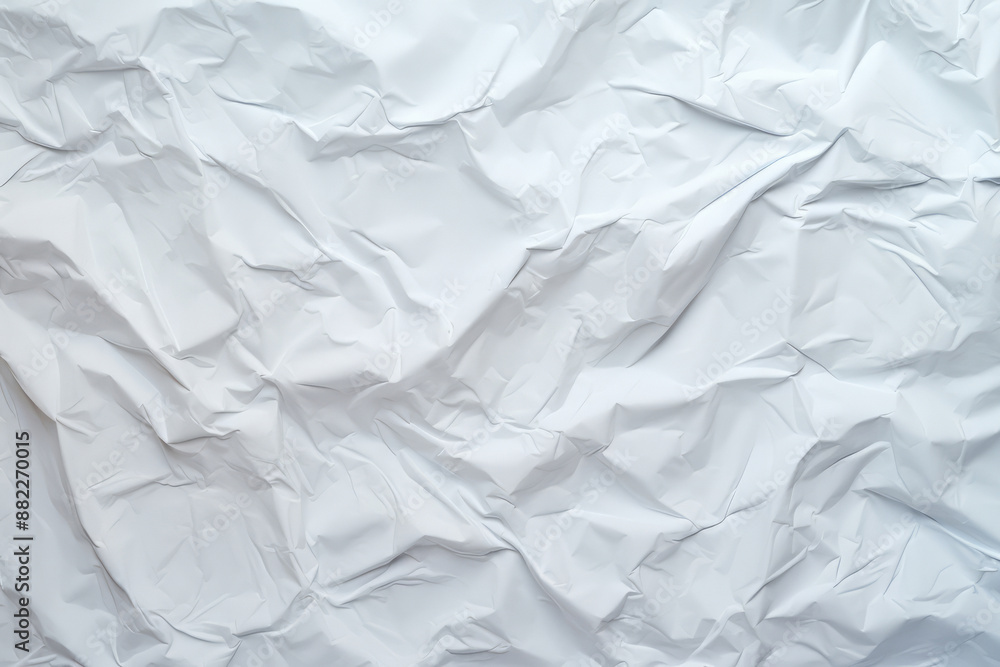 Fototapeta premium Processed collage of crumpled white paper sheet texture. Background for banner, backdrop or texture