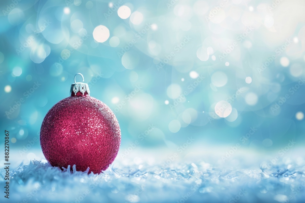 Corporate Christmas Card. Elegant Business Bauble Greeting for Clients and Partners Corporate Christmas Card. Elegant Business Bauble Greeting for Clients and Partners