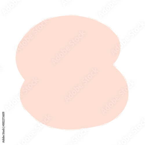 手描きのゆるい抽象的な形 - シンプルでかわいい背景･あしらいの素材 - organic shape