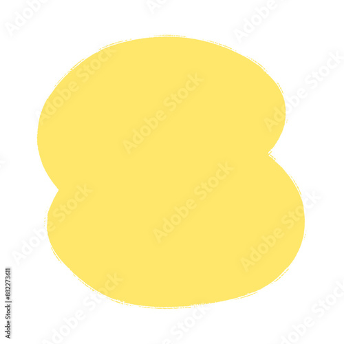 手描きのゆるい抽象的な形 - シンプルでかわいい背景･あしらいの素材 - organic shape