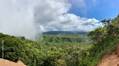 clouds over the mountains