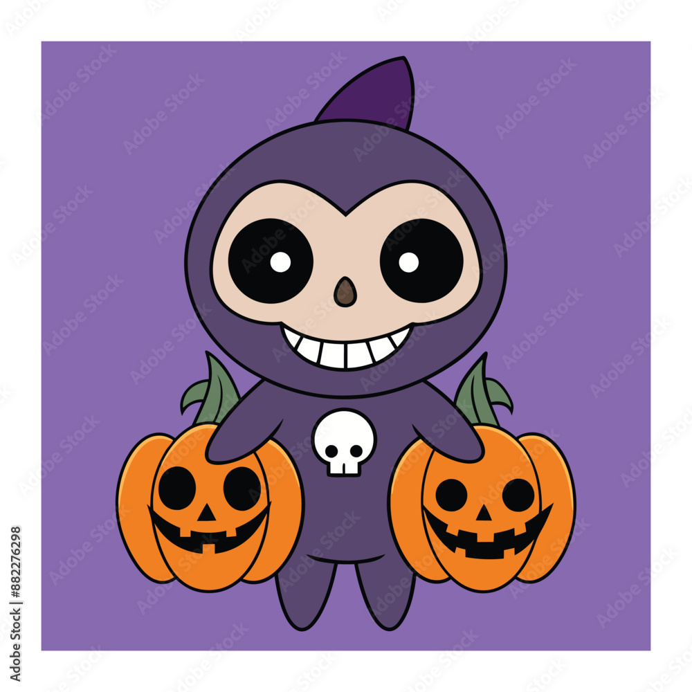 Halloween Background Vector Art Illustration Halloween Background Vector Art Illustration