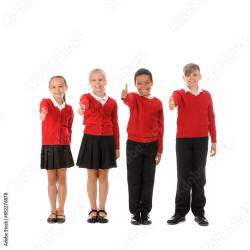 Little classmates in stylis...