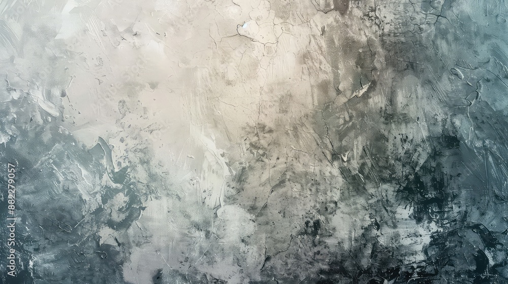 Naklejka premium Dark and light textured grunge background with cracks and scratches
