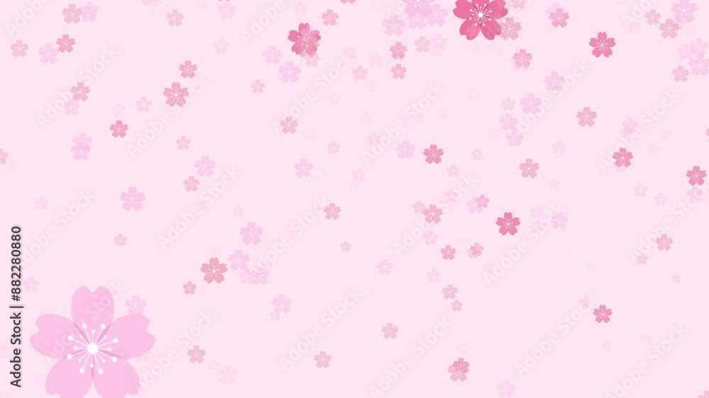 Falling sakura flowers animation. Pink sakura flowers flying in the air. Sakura flowers. Sakura flower background. Floral spring background. Motion graphic Falling sakura flowers animation. Pink sakura flowers flying in the air. Sakura flowers. Sakura flower background. Floral spring background. Motion graphic
