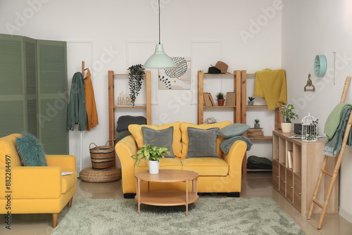 Interior of stylish living ...