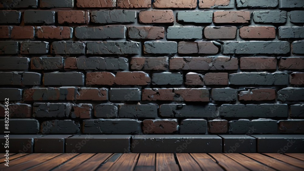 Rough Dark grungy brick wall texture background Rough Dark grungy brick wall texture background