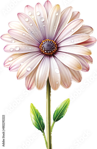 Cape daisy vector illustration flower.