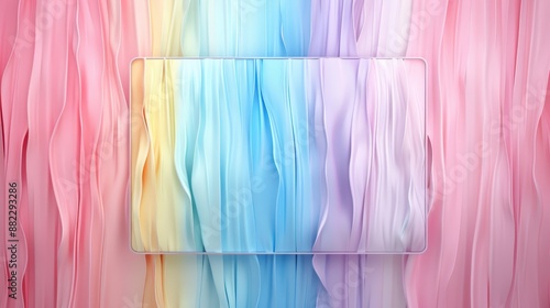 Wallpaper Mural A colorful background with a white frame Torontodigital.ca