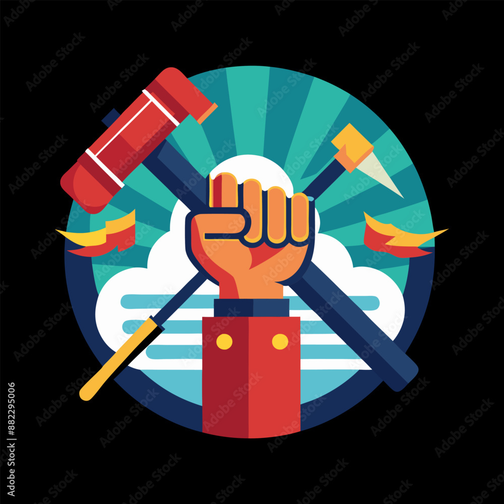 Happy Labor day or international workers day. May 1st International Labor Day. Labor Day poster. Labor Day logo design. Labor Day brand logo.
Happy Labor day or international workers day. May 1st International Labor Day. Labor Day poster. Labor Day logo design. Labor Day brand logo.