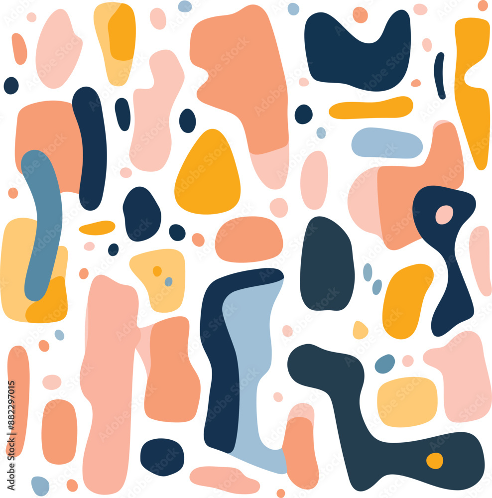 Colorful abstract liquid shape graphic element doodle art for print, and wall art. Colorful abstract liquid shape graphic element doodle art for print, and wall art.