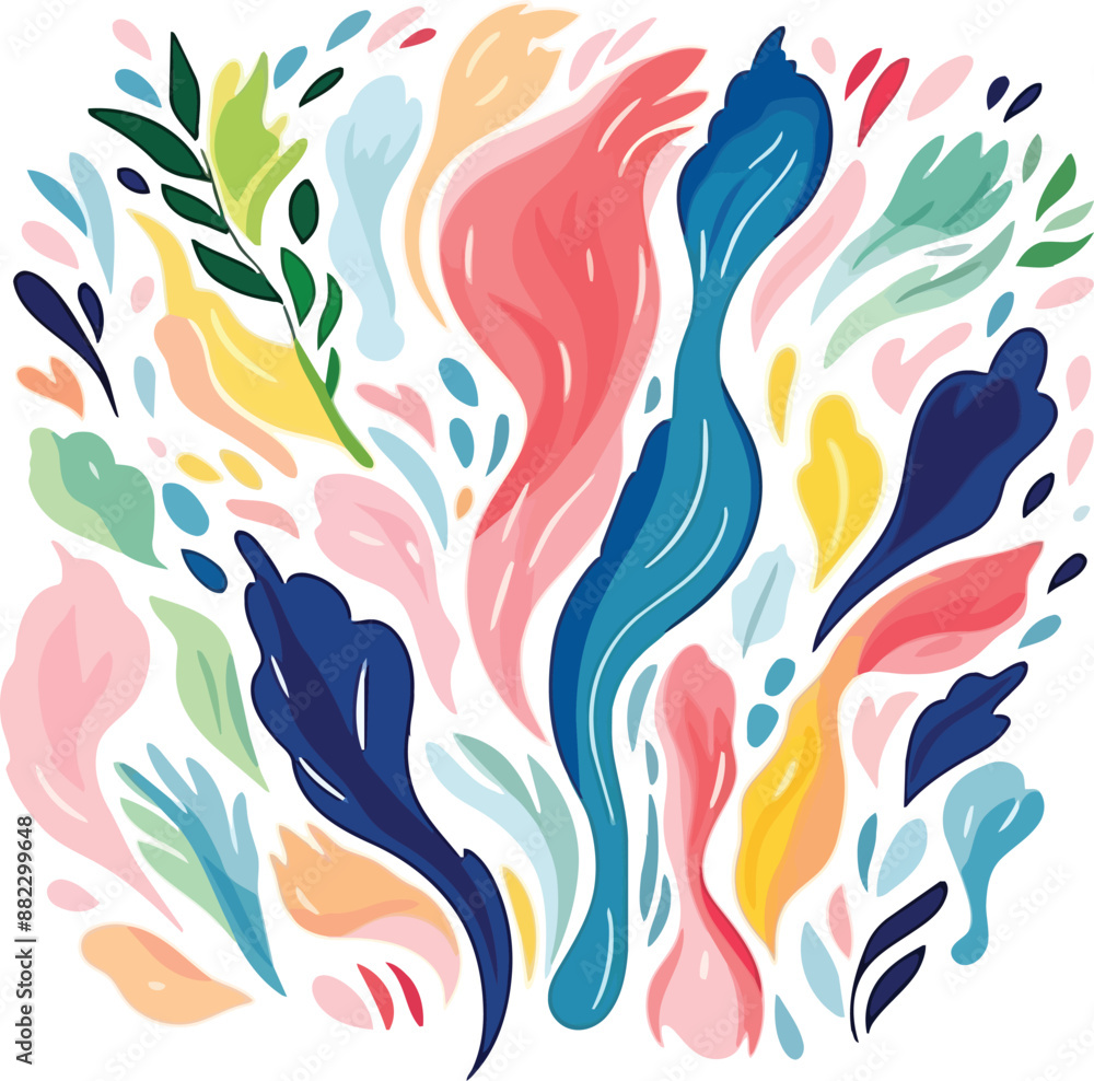 abstract shape doodle art design for print, wallpaper, clipart, wall art for home decoration. abstract shape doodle art design for print, wallpaper, clipart, wall art for home decoration.