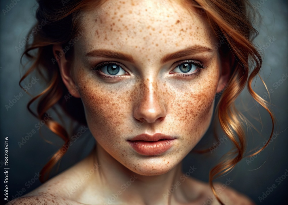 Soft, natural light illuminates a delicate, fair-skinned complexion with scattered freckles, captivating texture and subtle imperfections, creating an intimate, whimsical atmosphere. Soft, natural light illuminates a delicate, fair-skinned complexion with scattered freckles, captivating texture and subtle imperfections, creating an intimate, whimsical atmosphere.