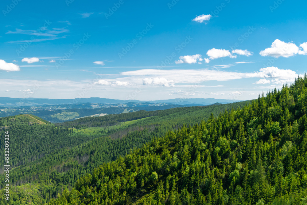 Beautiful summer landscape in the Tatra Mountains, Poland. Natural background. Beautiful summer landscape in the Tatra Mountains, Poland. Natural background.