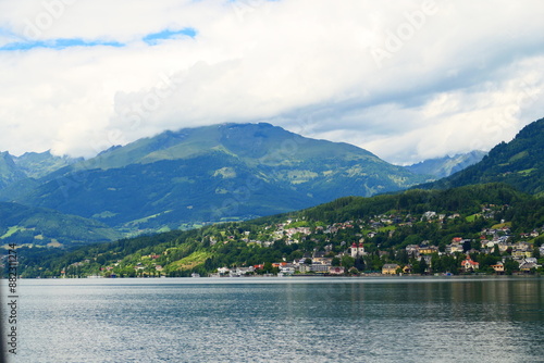 Millstätter See mit Millstatt, Kärnten  photo