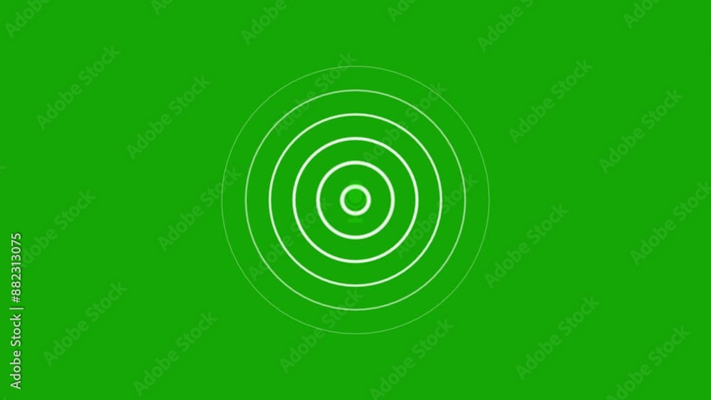 Microphone record concept background. Abstract voice recorder icon animation.