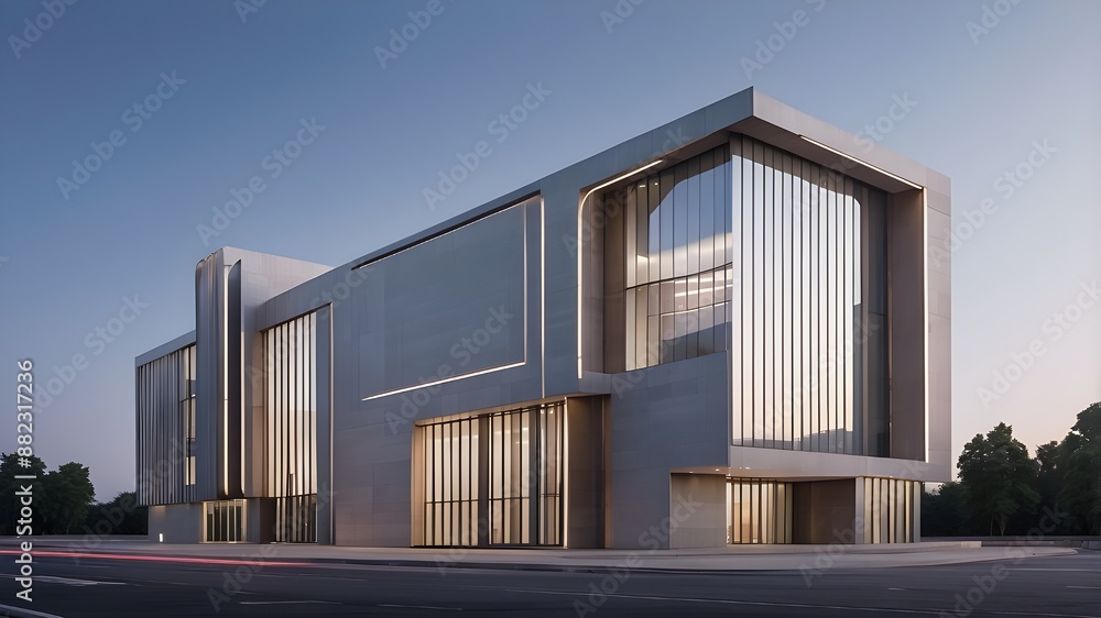 Modern Bank Building Modern Bank Building