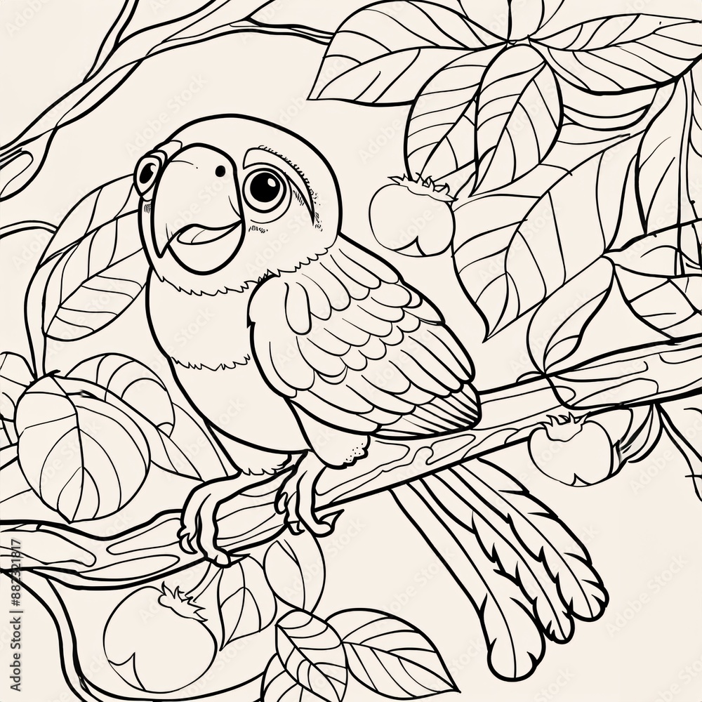 Obraz premium Pelican - A Bird On A Tree Branch